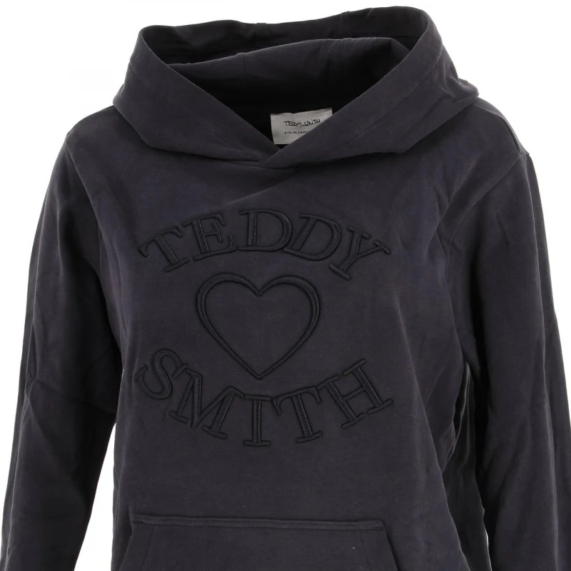 Sweat à Capuche Kea Bleu Marine Fille - Teddy Smith 3 Sweat à Capuche Kea Bleu Marine Fille - Teddy Smith – Image 3