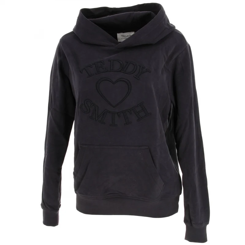 Sweat à Capuche Kea Bleu Marine Fille - Teddy Smith 1 Sweat à Capuche Kea Bleu Marine Fille - Teddy Smith