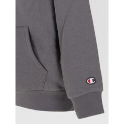 Sweat à Capuche Logo Brodé Gris Enfant - Champion -ChicFit Boutique sweat a capuche logo brode gris enfant champion 3