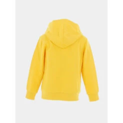Devant -ChicFit Boutique sweat a capuche logo brode jaune enfant champion 1