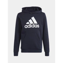 Sweat à Capuche Logo Imprimé Bleu Marine Enfant - Adidas