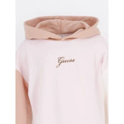 Sweat à Capuche Ls Active Top Rose Enfant - Guess -ChicFit Boutique sweat a capuche ls active top rose enfant guess 3
