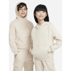 Sweat à Capuche Nsw Club Fleece Beige Enfant - Nike