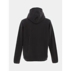 Devant -ChicFit Boutique sweat a capuche polaire noir enfant champion 1