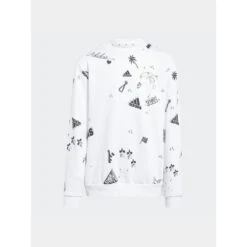 Sweat Bluv Dessin Blanc Fille - Adidas