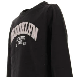 Sweat Brooklyn Laina Noir Fille - Only -ChicFit Boutique sweat brooklyn laina noir fille only 3