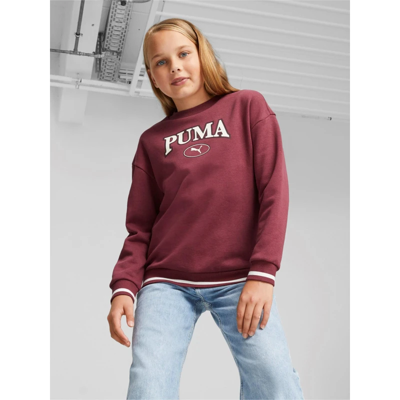 Sweat Crew Neck Squad Bordeaux Enfant - Puma 1 Sweat Crew Neck Squad Bordeaux Enfant - Puma