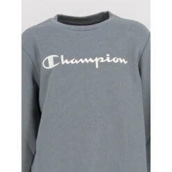Sweat Crewneck Gris Enfant - Champion -ChicFit Boutique sweat crewneck gris enfant champion 3