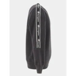 Sweat Crewneck Logo Noir Enfant - Champion -ChicFit Boutique sweat crewneck logo noir enfant champion 2