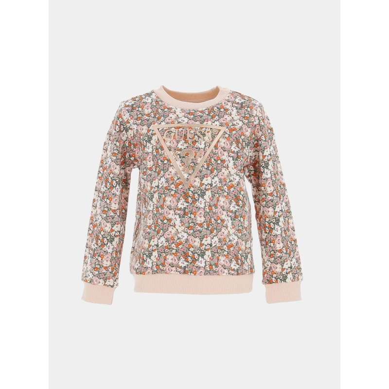 Sweat Floral Rose Enfant - Guess 1 Sweat Floral Rose Enfant - Guess