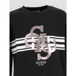 Sweat Ls Active Top Noir Enfant - Guess -ChicFit Boutique sweat ls active top noir enfant guess 3