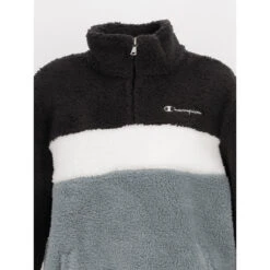 Sweat Peluche Zip Gris Enfant - Champion -ChicFit Boutique sweat peluche zip gris enfant champion 2