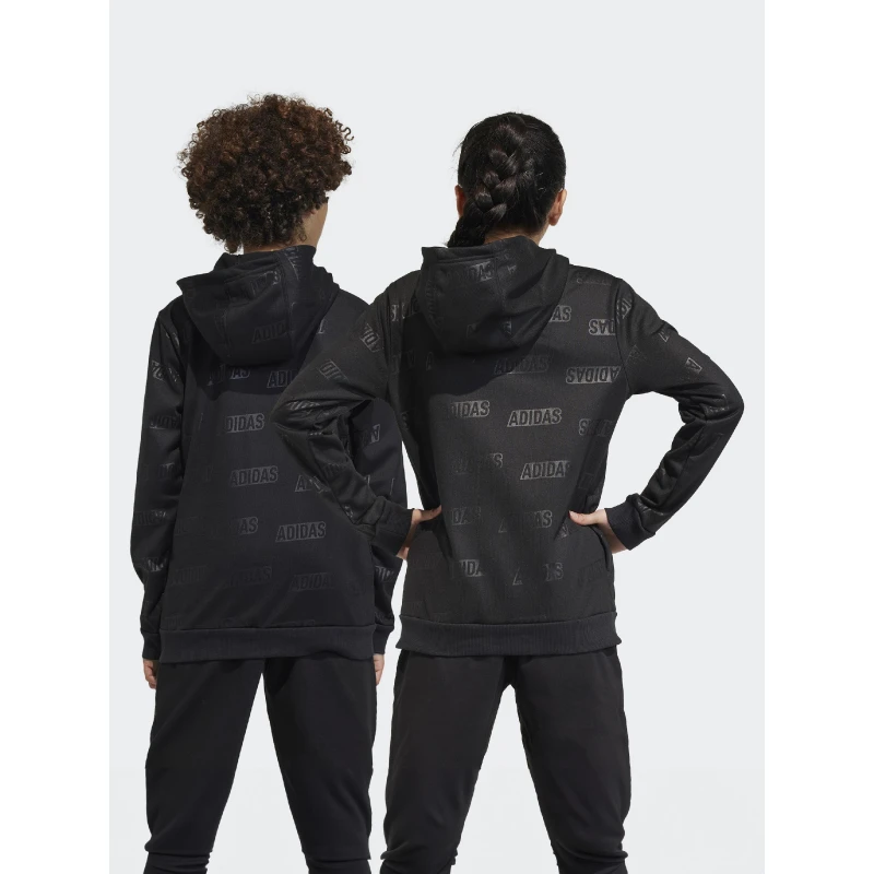 Sweat Zippé Bluv Noir Enfant - Adidas 3 Sweat Zippé Bluv Noir Enfant - Adidas – Image 3