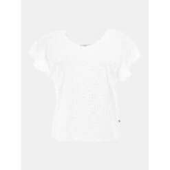 T-shirt Ajouré Pedrinagi Blanc Fille - Le Temps Des Cerises