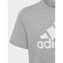 T-shirt Big Logo Gris Chiné Enfant - Adidas -ChicFit Boutique t shirt big logo gris chine enfant adidas 2
