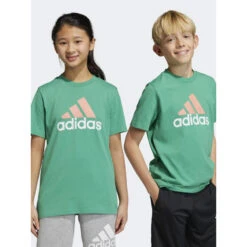 T-shirt Big Logo Vert Orange Enfant - Adidas -ChicFit Boutique t shirt big logo vert orange enfant adidas 2