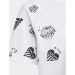 T-shirt Bluv Dessin Blanc Fille - Adidas -ChicFit Boutique t shirt bluv dessin blanc fille adidas 2