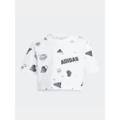 T-shirt Bluv Dessin Blanc Fille - Adidas