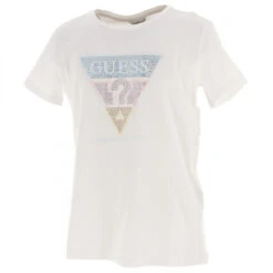 T-shirt California Dreams Blanc Fille - Guess