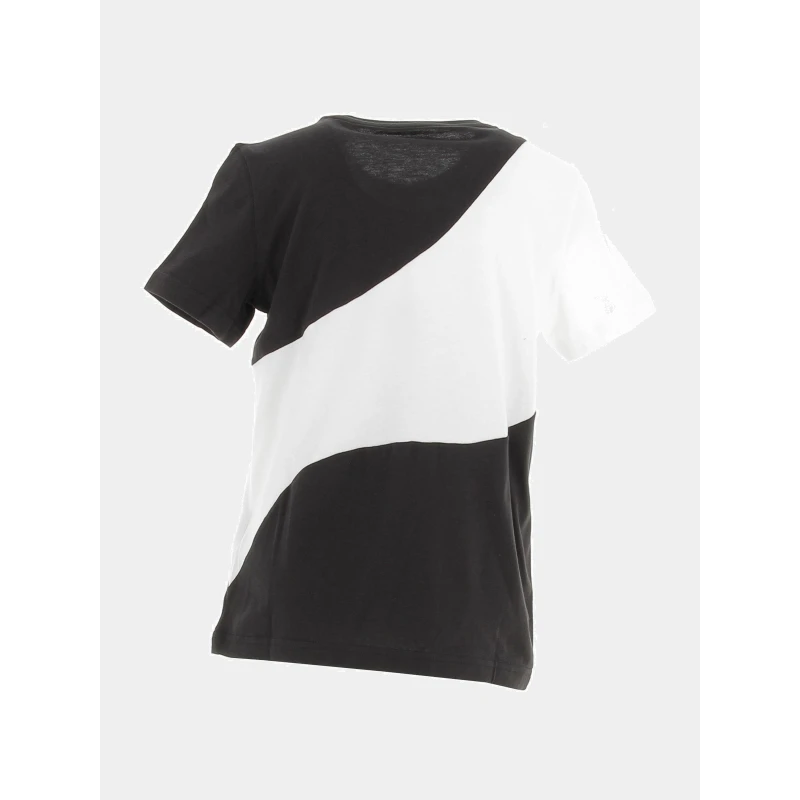 T-shirt Colorblock Cat Noir Blanc Enfant - Puma 2 T-shirt Colorblock Cat Noir Blanc Enfant - Puma – Image 2