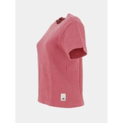 T-shirt Cotêlé Rose Fille - Adidas -ChicFit Boutique t shirt cotele rose fille adidas 2