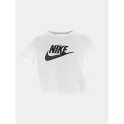 T-shirt Crop Sportswear Futura Blanc Fille - Nike