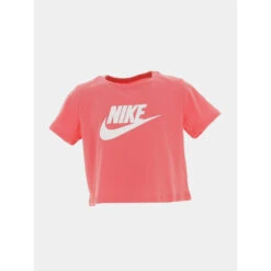 T-shirt Crop Top Sportswear Futura Rose Fille - Nike