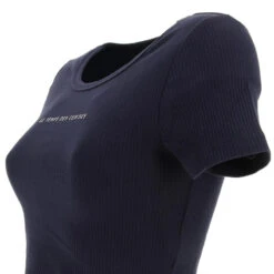 T-shirt Crop Yukon Bleu Marine Fille - Le Temps Des Cerises -ChicFit Boutique t shirt crop yukon bleu marine fille le temps des cerises 3