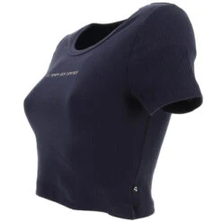 T-shirt Crop Yukon Bleu Marine Fille - Le Temps Des Cerises -ChicFit Boutique t shirt crop yukon bleu marine fille le temps des cerises 4