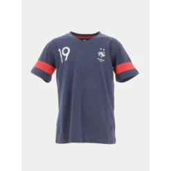 T-shirt De Football Benzema Bleu Marine Enfant - FFF