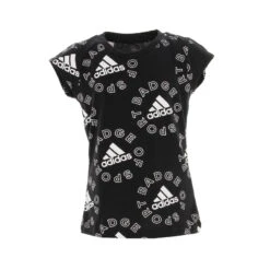 T-shirt De Sport Badge Noir Fille - Adidas
