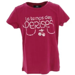 T-shirt Doligi Violet Fille - Le Temps Des Cerises