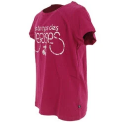 T-shirt Doligi Violet Fille - Le Temps Des Cerises -ChicFit Boutique t shirt doligi violet fille le temps des cerises 4