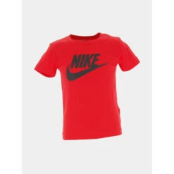 T-shirt Futura Logo Noir Rouge Enfant - Nike
