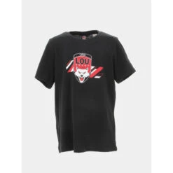 T-shirt Lyon Lou Rugby Try Noir Enfant - M Com