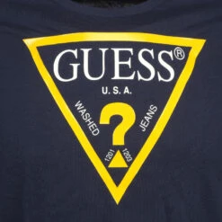T-shirt Manches Longues Deck Bleu Enfant - Guess -ChicFit Boutique t shirt manches longues deck bleu enfant guess 2