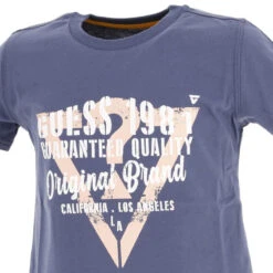 T-shirt Mojave Bleu Fille - Guess -ChicFit Boutique t shirt mojave bleu fille guess 2