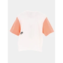 T-shirt Nsw Essential Boxy Blanc Fille - Nike -ChicFit Boutique t shirt nsw essential boxy blanc fille nike 2