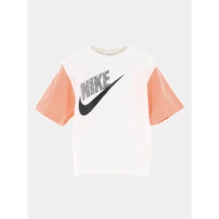T-shirt Nsw Essential Boxy Blanc Fille - Nike