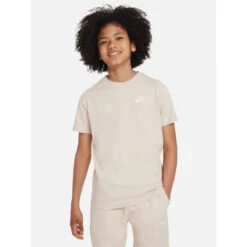 T-shirt Nsw Futura Logo Brodé Beige Enfant - Nike