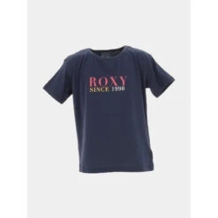 T-shirt Rg Star Logo Bleu Marine Fille - Roxy
