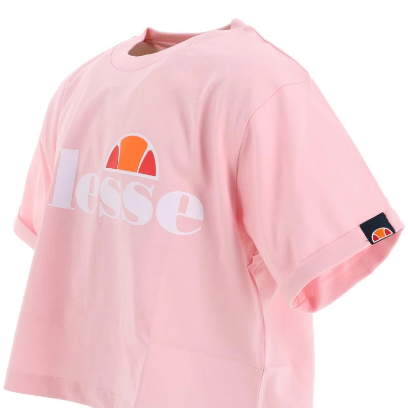 T-shirt Sport Crop Nicky Rose Fille - Ellesse 4 T-shirt Sport Crop Nicky Rose Fille - Ellesse – Image 4