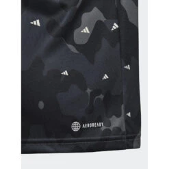 T-shirt Training Aop Logo Noir Enfant - Adidas -ChicFit Boutique t shirt training aop logo noir enfant adidas 2