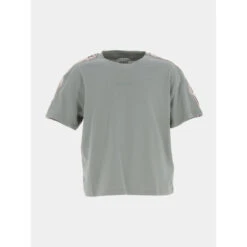 T-shirt Uni Logo Vert Enfant - Guess