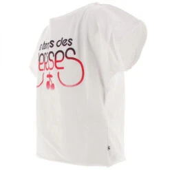 T-shirt Yuna Blanc Fille - Le Temps Des Cerises -ChicFit Boutique t shirt yuna blanc fille le temps des cerises 4